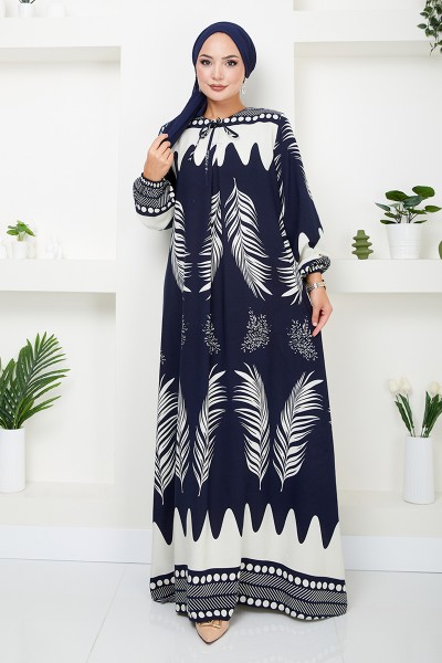 A Motifs Viscose Robe Numero de piece 2353BGS895 M Laci Ecru