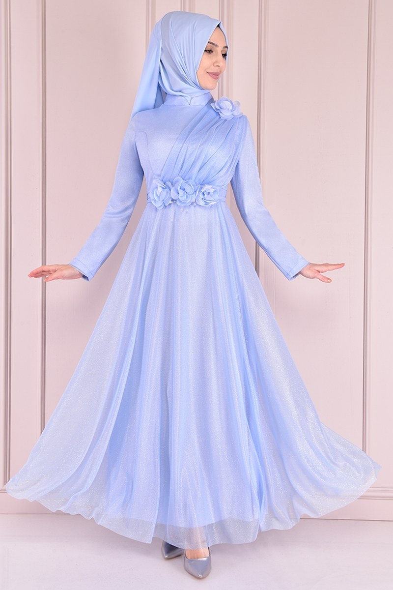 Argente Robes De Soiree Rose Sechees 02