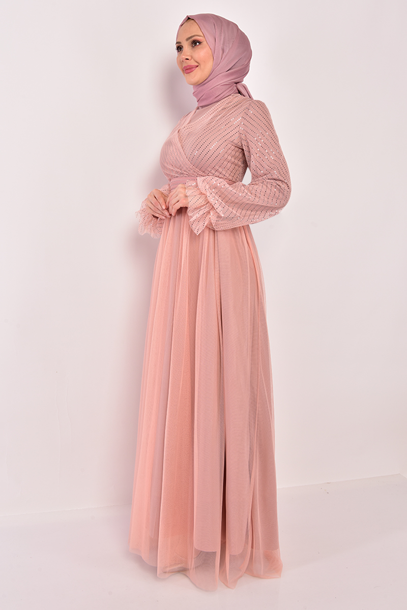 Belt Gauze Dress Powder